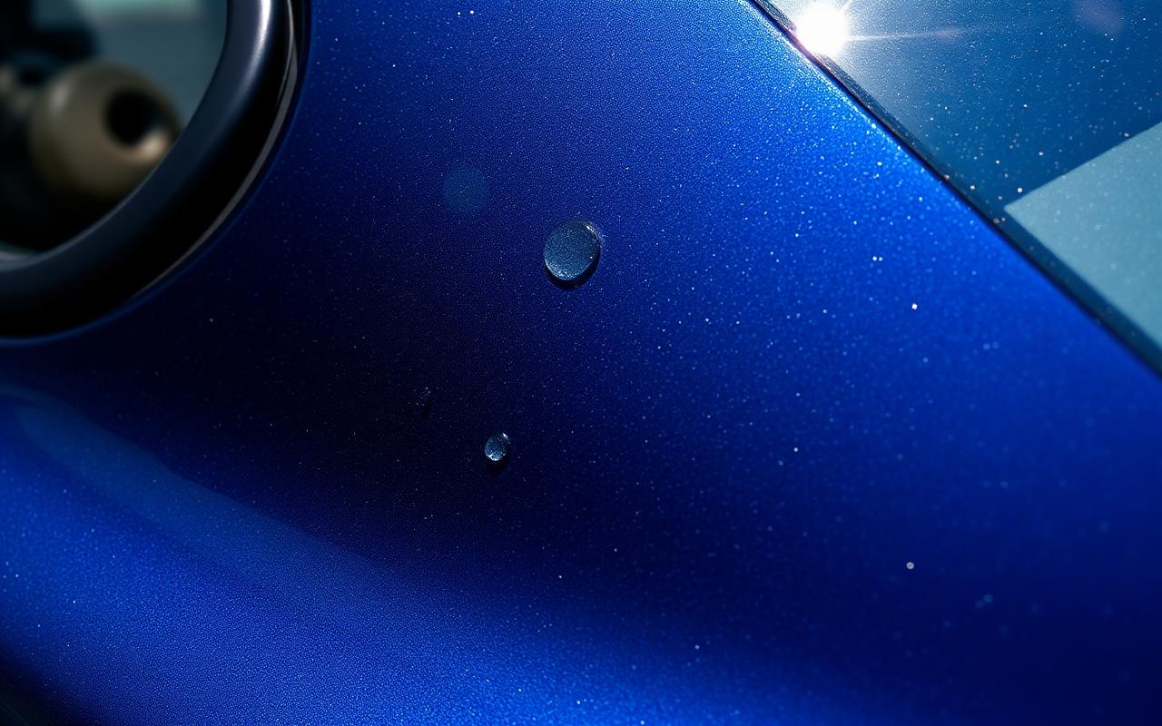 Water Spots or Mineral Deposits — coating prep example
