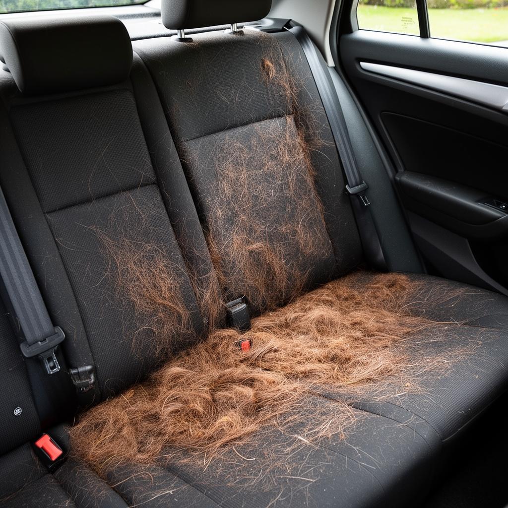 Heavy Coat Shedding — pet hair condition example