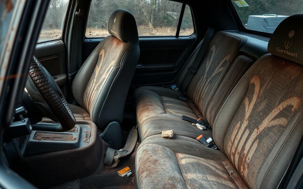 Severe Neglect / Long-Term Buildup — interior condition example