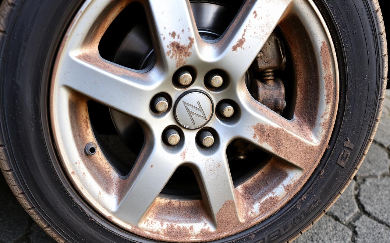 Road Tar & Grime — wheel condition example